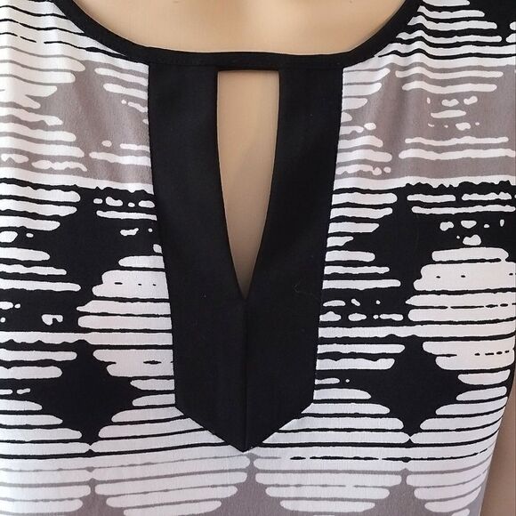 Chico's Women's Size 0 (US 4) Black & White Polka Dot Sleeveless Maxi Dress NWOT - Picture 5 of 13